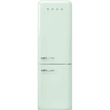 Smeg USA - Fab32 Retro 60 cm Refrigerator with Bottom-Freezer. Pastel Green. Right Hinge - Gloss Pastel Green