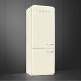 FAB38 Retro 70cm Refrig w/ Bottom Freezer. 18 cu ft. Black. Left Hinge