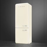 FAB38 Retro 70cm Refrig w/ Bottom Freezer. 18 cu ft. Black. Left Hinge