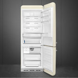 FAB38 Retro 70cm Refrig w/ Bottom Freezer. 18 cu ft. Black. Right Hinge
