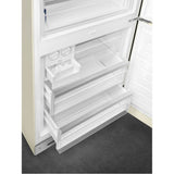 FAB38 Retro 70cm Refrig w/ Bottom Freezer. 18 cu ft. Black. Right Hinge
