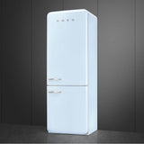 FAB38 Retro 70cm Refrig w/ Bottom Freezer. 18 cu ft. Black. Right Hinge