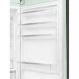 FAB38 Retro 70cm Refrig w/ Bottom Freezer. 18 cu ft. Black. Right Hinge