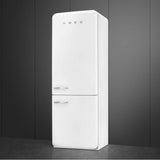FAB38 Retro 70cm Refrig w/ Bottom Freezer. 18 cu ft. Black. Right Hinge