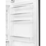 FAB38 Retro 70cm Refrig w/ Bottom Freezer. 18 cu ft. Black. Right Hinge