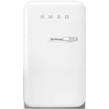 Smeg USA - FAB5 Retro 60cm Mini Cooler. 1.34 cu ft. White. Left Hinge - Gloss White