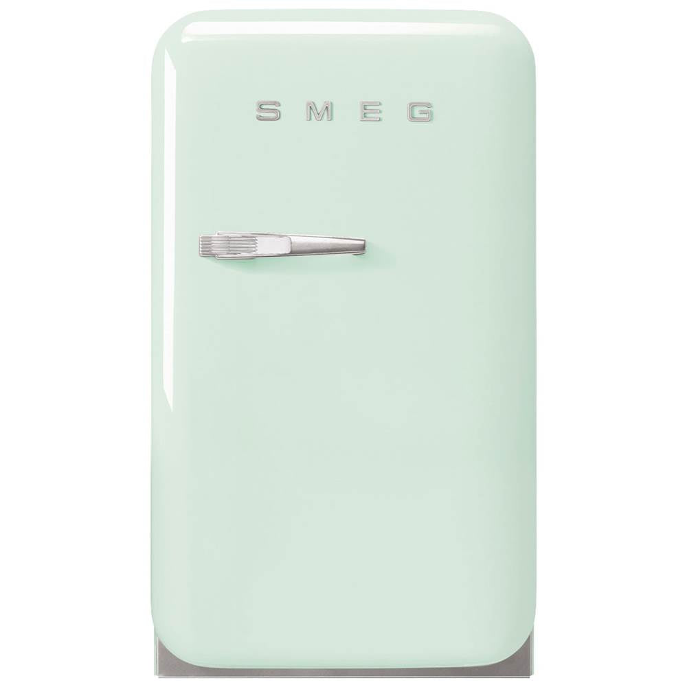 Smeg USA - FAB5 Retro 60cm Mini Cooler. 1.34 cu ft. Pastel Green. Right Hinge ONLY - Gloss Pastel Green