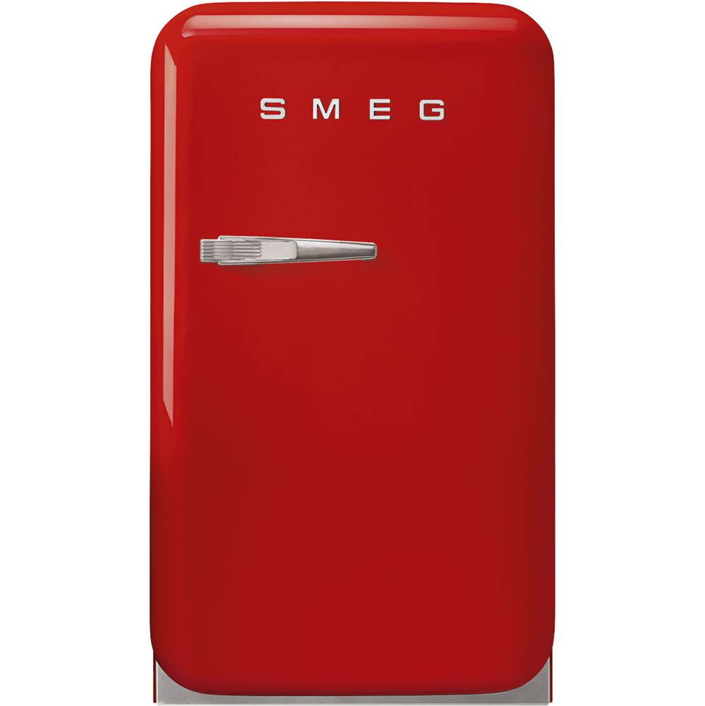 Smeg USA - FAB5 Retro 60cm Mini Cooler. 1.34 cu ft. Red. Right Hinge - Gloss Red