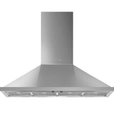 Smeg USA - Portofino Series 48'' Wall Vent Hood. 600 cfm. Vent or Recirc. Stainless Steel - Stainless Steel