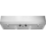 Smeg USA - Under-Cabinet 36'' Wall Vent Hood. 600 cfm. Vent or Recirc. Stainless Steel - Satin Stainless Steel
