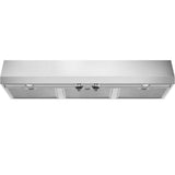 Smeg USA - Under-Cabinet 48'' Wall Vent Hood. 600 cfm. Vent or Recirc. Stainless Steel - Satin Stainless Steel