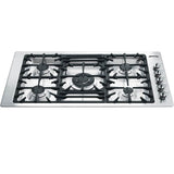 Smeg USA - Classic Series 36'' Gas Cooktop. 5 Burners. Stainless Steel - Satin Stainless Steel