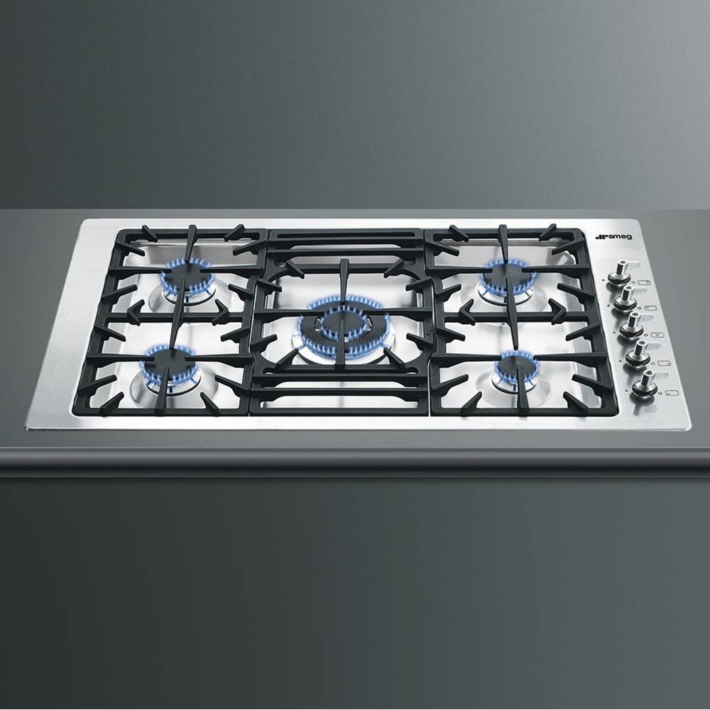 Classic Series 36'' Gas Cooktop. 5 Burners. Stainless Steel