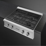 Portofino Series 30'' Gas Rangetop. Stainless Steel