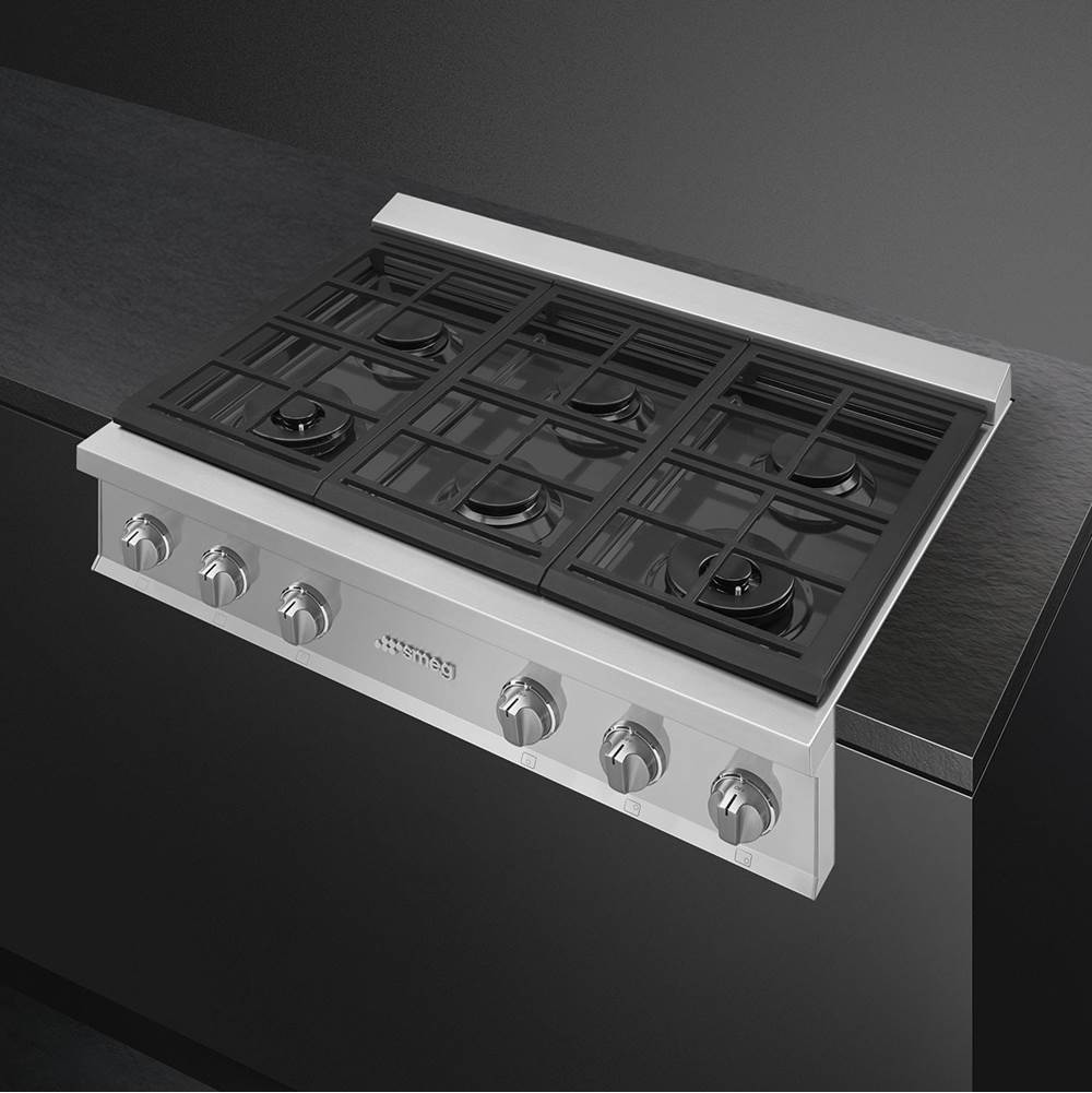 Portofino Series 36'' Gas Rangetop. Stainless Steel