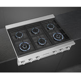 Portofino Series 36'' Gas Rangetop. Stainless Steel