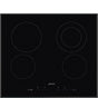 Smeg USA - 60 cm (24'') Ceramic Electric Cooktop. 4 Zones. Beveled Edges. Black - Glass Black
