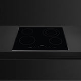 60 cm (24'') Ceramic Electric Cooktop. 4 Zones. Beveled Edges. Black