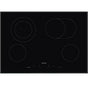 Smeg USA - 70 cm (27.5'') Ceramic Electric Cooktop. 4 Zones. Beveled Edges. Black - Glass Black