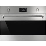 Smeg USA - Classic 60 cm (24'') Combi Speed Oven (Micro/Conv). Stainless Steel - Fingerprint-Proof Stainless Steel