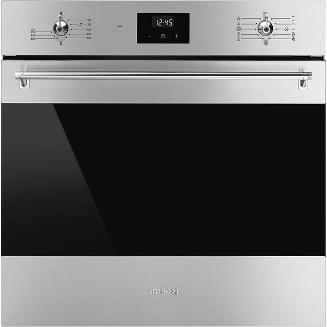 Smeg USA - Classic 60 cm (24'') Convection Oven. Base Model. Stainless Steel - Fingerprint-Proof Stainless Steel