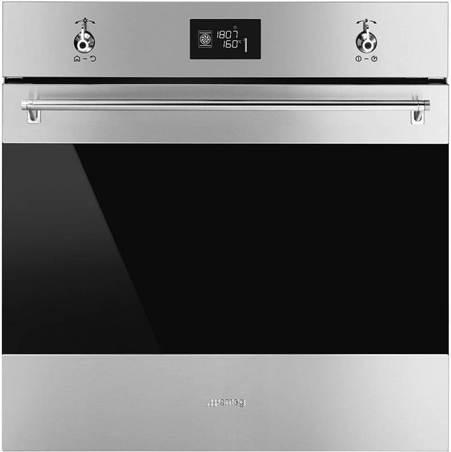 Smeg USA - Classic 60 cm (24'') Multifunctional Convection Oven. Full-Feature. Stainless Steel - Fingerprint-Proof Stainless Steel