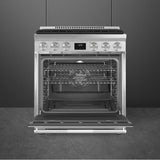 Smeg Professional Range, 30'' - All Gas Matte Black