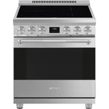 Smeg USA - Professional Range Series 30'' Induction Range. Stainless Steel - Stainless Steel