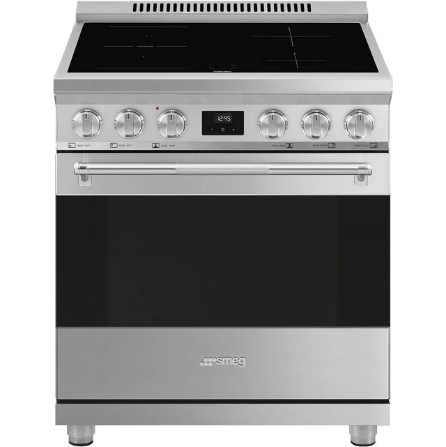 Smeg USA - Professional Range Series 30'' Induction Range. Stainless Steel - Stainless Steel