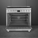 Professional Range Series 36'' Range. All Gas. Stainless Steel