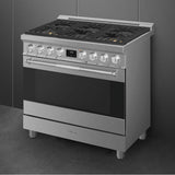 Professional Range Series 36'' Range. All Gas. Stainless Steel