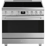 Smeg USA - Professional Range Series 35'' Induction Range. Stainless Steel - Stainless Steel