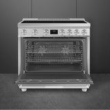 Smeg Professional Range, 36'' - Induction Matte Black