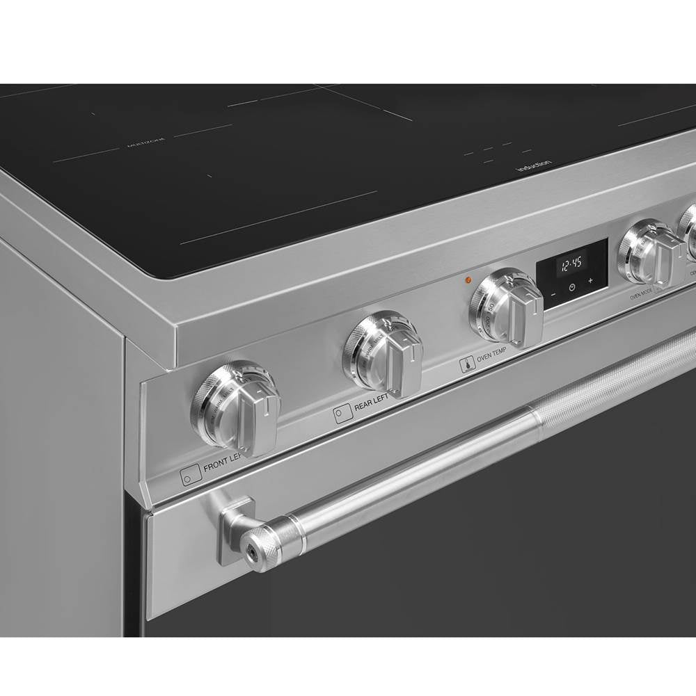 Smeg Professional Range, 36'' - Induction Matte Black