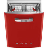 Smeg USA - Retro 24'' Dishwasher with Flexiduo. (10 plus Programs, Planetarium Wash). Red - Gloss Red