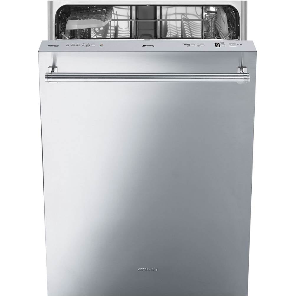 Smeg USA - 24'' Classic Series Dishwasher (5 Programs, Standard Wash). Stainless Steel - Fingerprint-Proof Stainless Steel