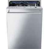 Smeg USA - 24'' Classic Series Dishwasher with Flexiduo (10 Programs, Orbital Wash). Stainless Steel - Fingerprint-Proof Stainless Steel
