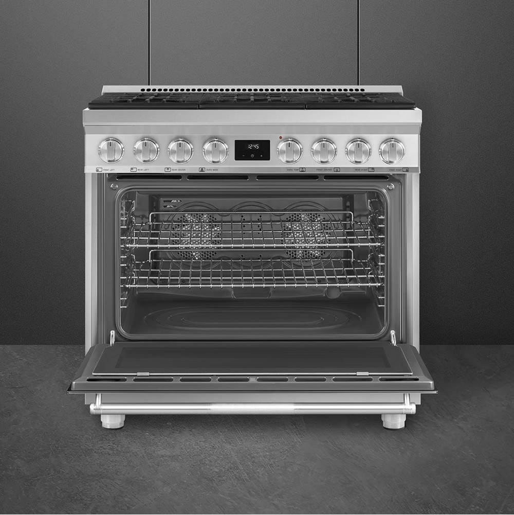Professional Range Series 36'' Range. Dual Fuel. Stainless Steel