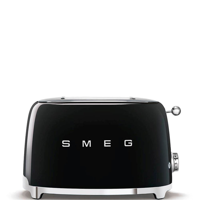 Smeg USA - 50's Retro Style Aesthetic 2 Slice Toaster - Black