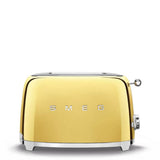 Smeg USA - 50's Retro Style Aesthetic 2 Slice Toaster - Gold
