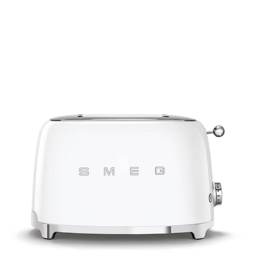 Smeg USA - 50's Retro Style Aesthetic 2 Slice Toaster - White