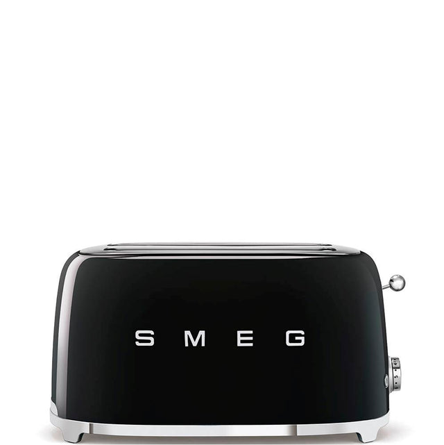 Smeg USA - 50's Retro Style Aesthetic 4 Slice Toaster - Black