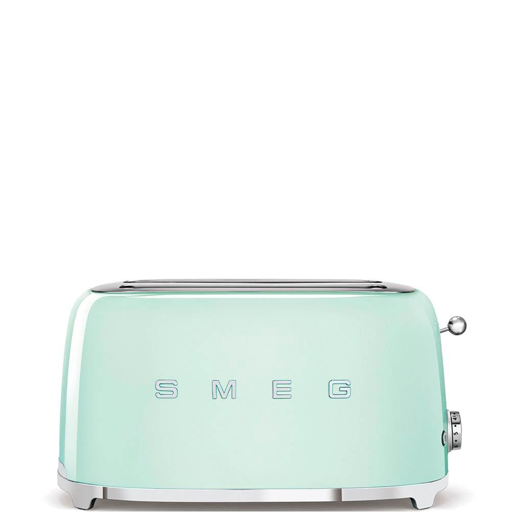 Smeg USA - 50's Retro Style Aesthetic 4 Slice Toaster - Pastel Green