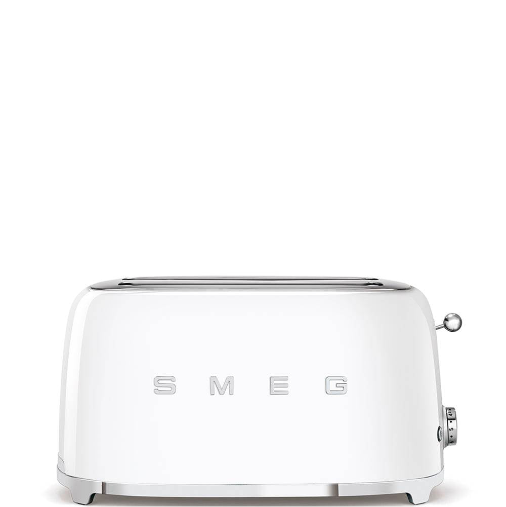 Smeg USA - 50's Retro Style Aesthetic 4 Slice Toaster - White