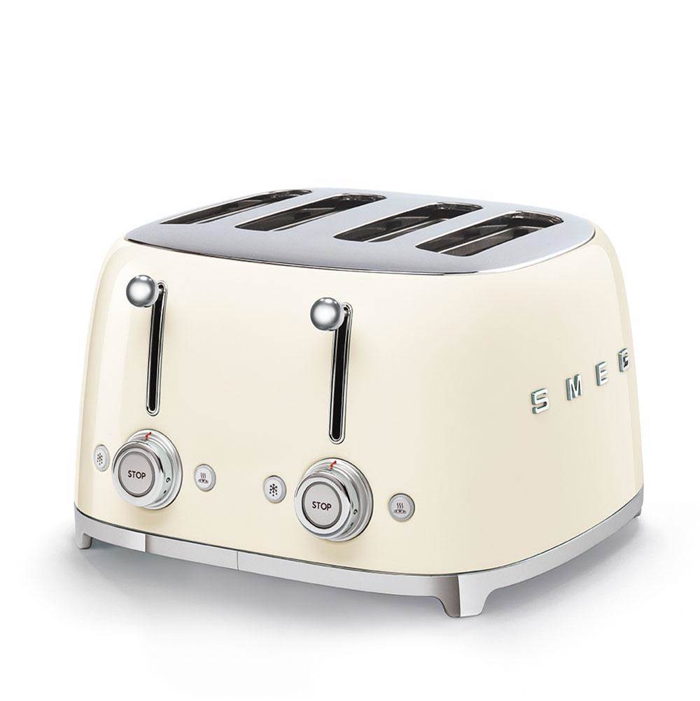 Smeg USA - 50's Retro Style 4X4 Toaster - Cream