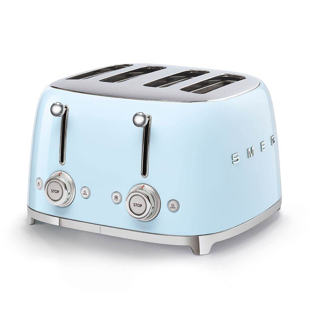 Smeg USA - 50's Retro Style 4X4 Toaster - Pastel Blue