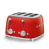 Smeg USA - 50's Retro Style 4X4 Toaster - Red