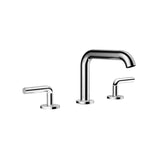 Santec - Widespread Lavatory Set W/Push-to-Open Drain Assembly - Polished Chrome