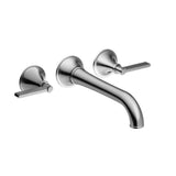 Santec - Wall Mount Widespread Lavatory - Satin Nickel