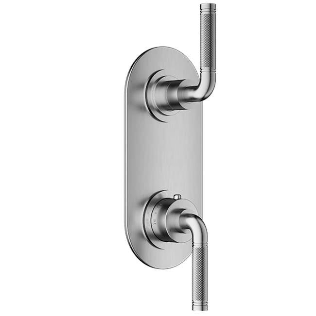 Santec - TRIM - 1/2'' Thermostatic Trim with One Way Volume Control - Satin Nickel